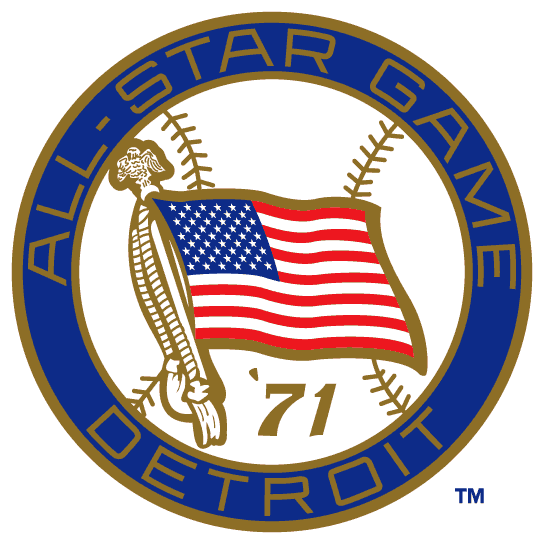 MLB All-Star Game 1971 Primary Logo DIY iron on transfer (heat transfer)